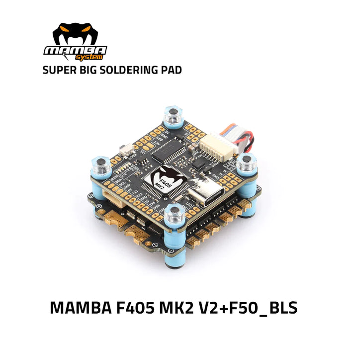 Diatone Mamba Stack - F405 MK2 FC + F50 50A BLHeli_S ESC Gyro MPU6000