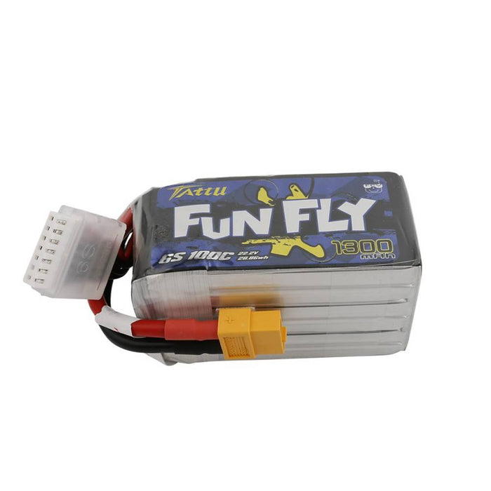 Tattu FunFly 1300mAh 6S1P 100C Lipo Battery