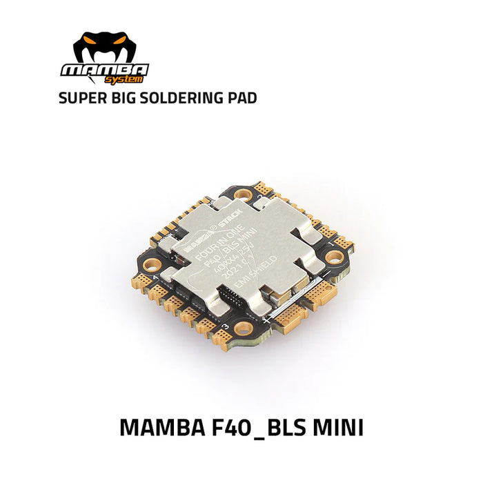 Diatone Mamba Stack - MK4 F405 FC + 40A 3-6S BLHeli_S ESC - Mini 20x20 Gyro ICM42688P