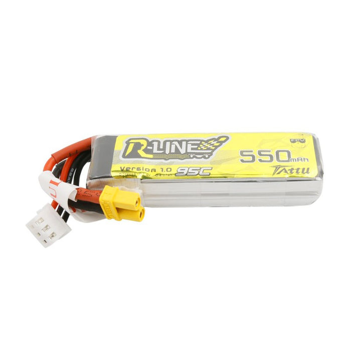 Tattu R-Line Version 1.0 550mAh 2S1P 95C Lipo Battery - DroneRacingParts.com